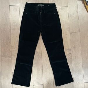 Abercrombie & Fitch Black Corduroy Trousers